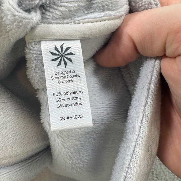 Athleta‎ Gray Full Zip Hoodie Sweatshirt Jacket Athleisure Womens XXS - Picture 6 of 8